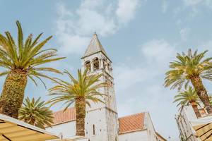 Tower of cathedral in Trogir