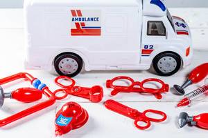 Toys medical equipment and ambulance
