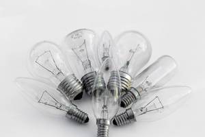 Tungsten bulb, fluorescent bulb and LED bulb