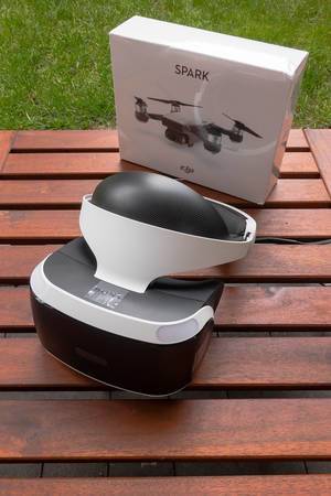 Unboxing des Playstation VR Headsets und der DJI Spark Drohne