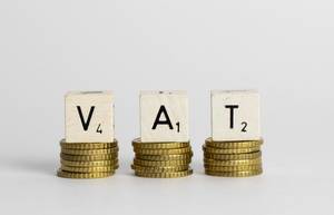 VAT text on coins