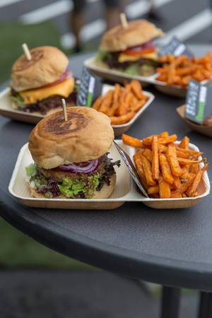 Vegan burger by Veggiewerk