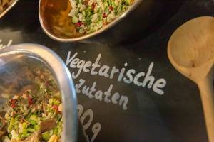 Vegetarische Zutaten im Mix Meal von Pura-Petfood, wird auf der Hundemesse 2019 in Köln vorgestellt