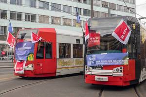 Verdi-Streik legt Straßenbahnen in Köln lahm