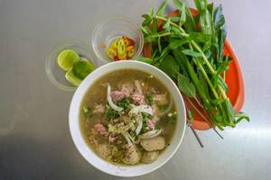 Vietnamese Noodle Soup Pho in Vietnam