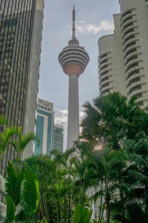 View of KL Tower and other Buildings in Kuala Lumpur