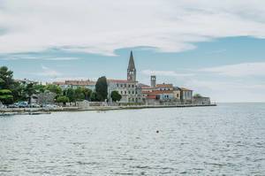 View of old town Porec, Croatia