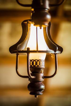 Vintage Lamp Bokeh Shot