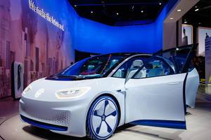 Volkswagen präsentiert neues Elektroauto - das ist der VW I.D