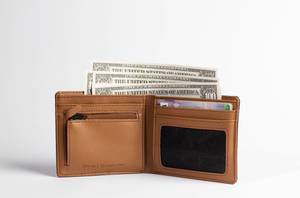 Wallet with banknotes
