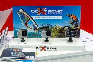 Wasserdichte Actionkameras GoXtreme Vision 4K, Pioneer und Rebel