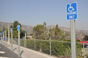 wheelchair parking only