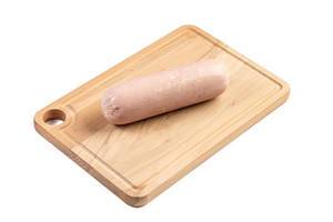 Whole Chicken Salami on the wooden board