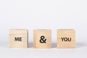 Wooden Blocks with the Me&You text